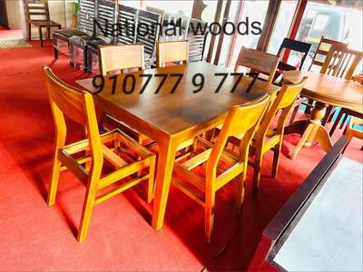 dining table Mahogany wood  #DiningTableAndChairs  #DiningChairs  #mahoganywood