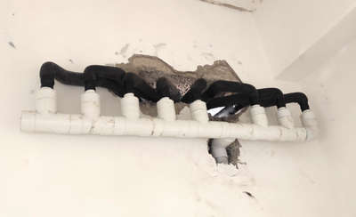 AC drain water pipe Connection