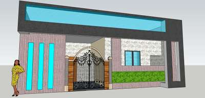 front elevation 
#HouseDesigns  #buildingdesign  #frontfacade #3d