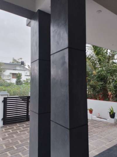 #cement texture on pillars
