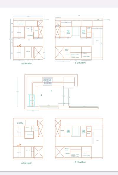 kitchen drawing || contact for drawing 
#InteriorDesigner #KitchenInterior
