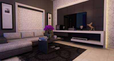 #Living room #3d #Architectural&Interior