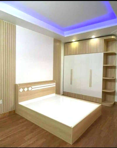 #BedroomDecor  #smallbedroom  #BedroomDesigns  #wodrobe  #fall-ceiling  #CelingLights  #WoodenFlooring  #woodenworks