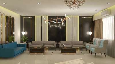 living room design done at Rohini sector 22 Delhi by designer Riddhi Bansal from Bombay. 
  #InteriorDesigner