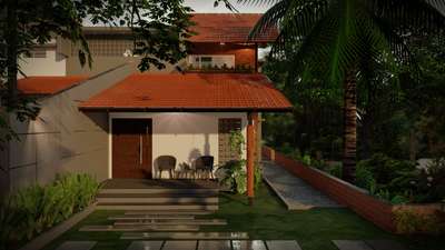 Turf side home__
PROPOSED RESIDENCE FOR MR. SHAFEEK ALI.
Built up area - 2600sqft.
 Location - Edavannapara,
 malappuram






 #malappuramarchitect  #rendering  #designerhomes #tropicaldesign #3d #conceptualdesign