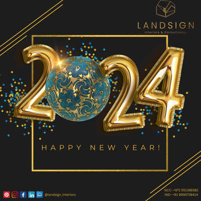 Wishing everyone a happy and prosperous new year to all of you by team @landsign_interiors 

#2024 #2023 #newyear #newthoughts #businuss #wishes #newideas