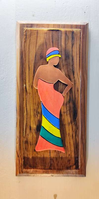 'African women ' wooden wall art