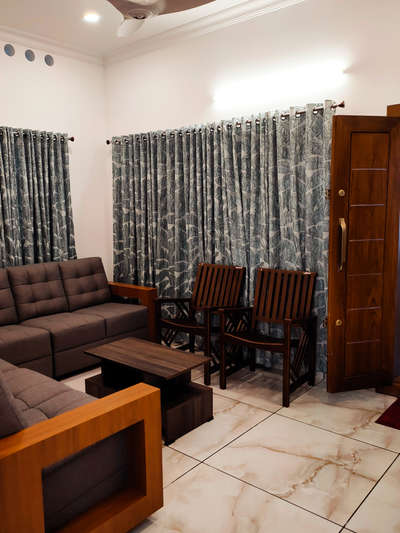 #Livingroom
#furnitures #wallpartition #laminatedply #Sofas #Architectural&Interior #keralastyle #Residencedesign