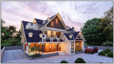 Modern Home elevation  #KeralaStyleHouse  #keralaarchitectures  #keralahomestyle  #architectureldesigns  #modernhousedesigns  #modernarchitecturedesign