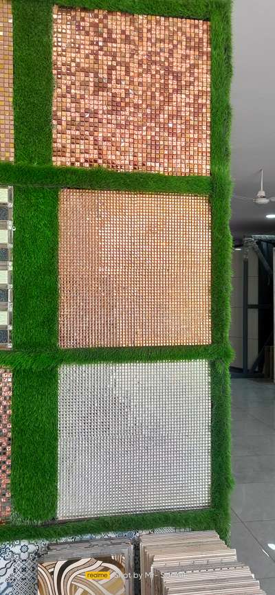 glass tiles work with material 2200SqFt 
showroom Jaguar gurgaon  #glasstiles
#glassworks