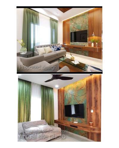 design vs Reality 
finishing stage 
villa project @kakkanad kochi  # interior  #LivingroomDesigns  #villaproject