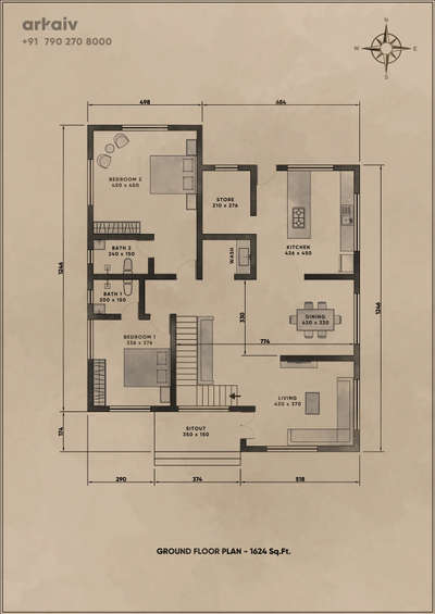 Ground Floor Plan 1624 Sqft

 #Groundfloorplan  #FloorPlansrendering  #FloorPlans #2dlayout  #2dplans  #keralahouseplans