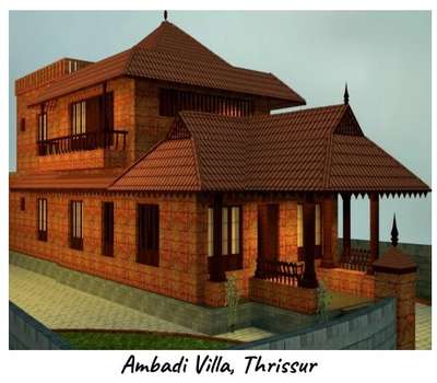 Location - Thrissur,Kerala
Built Up Area- 2200 sq ft
Service provided- Architectural drawings, Structural design, Estimate, Planning and supervision
