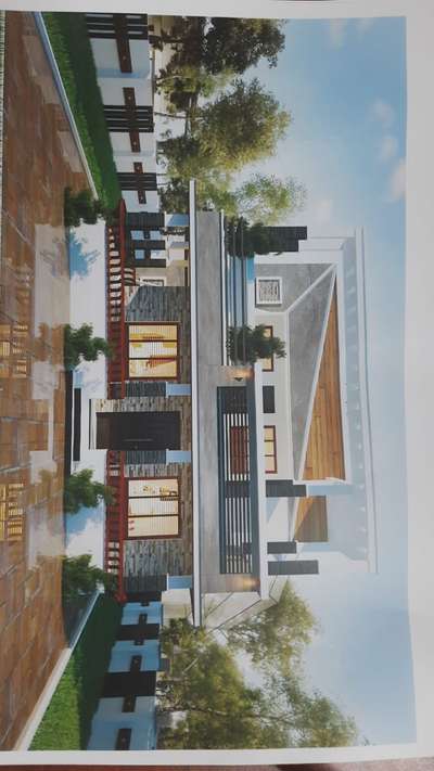 #homeplan #3DPlans #ContemporaryHouse #Contractor #trivandrum 
#uniquedesign
Those who dream to make a new home in Trivandrum. Feel free to contact us.