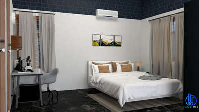 bed room small work
 #InteriorDesigner
 #BedroomDecor 
 #MasterBedroom  #lighting