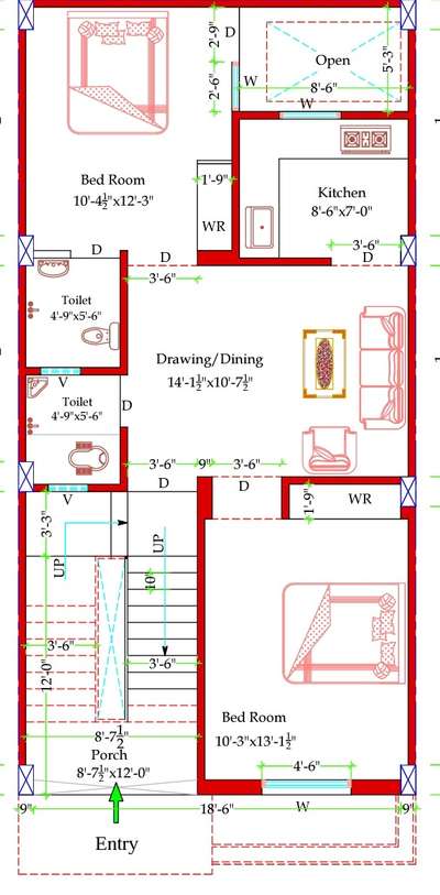 #20x50houseplan #FloorPlans  #2dplan

3 ₹ per sq.ft.