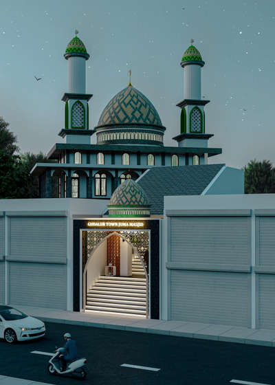 Exterior Design For Gateway of Mosque 

 #exterior3D #ElevationDesign #visualizer #renderlovers #3d #3d_visulaisation