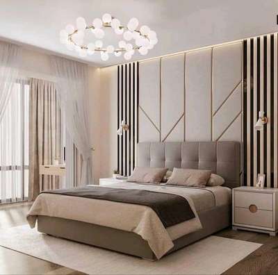 msater Bedroom Interior 
#fabric #LUXURY_INTERIOR #FalseCeiling  #interriordesign