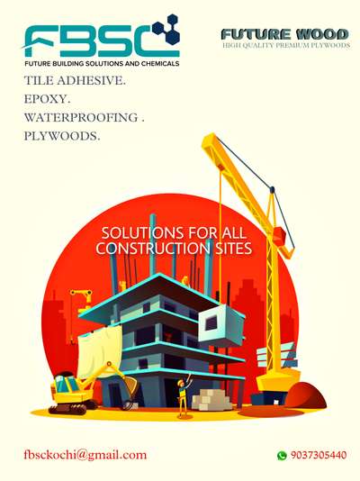 FUTURE BUILDING SOLUTIONS AND CHEMICALS 

#tileadhesive #Plywood  #epoxy  #WaterProofing  #FlooringSolutions  #tileadhesive  #constructionchemicals  #Ernakulam