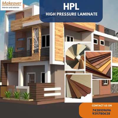 Makeover Interior Presenting you Exterior Elevation product HPL Sheet
.
.
High Pressure Laminate
at just 175 per sqft
. 
. 
#hpl  #hplsheet   #Interior #elevation #exteriorelevation  #modernexterior #louvers #modernelevation #makeoverinterior
. 
. 
Stay connected for more information
. 
. 
Or call us on 
7428109696
9311780628