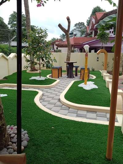 my new work in artificial grass