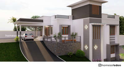 homeðŸ–¤
.
.
#HouseDesigns #3d #3D_ELEVATION #3dview #3Dvisualization #budgethomeâ�¤ï¸� #exteriordesigns #KeralaStyleHouse #keralahomedesignz #keralahomeplans