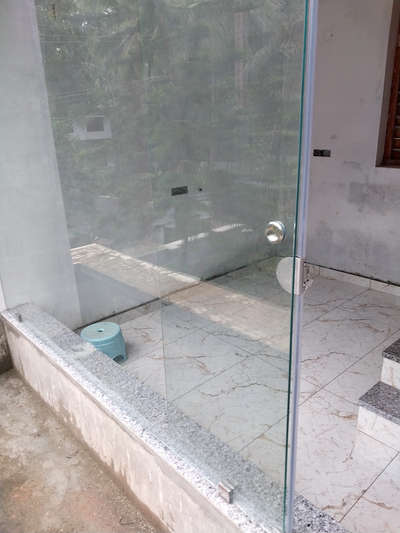 *glass works *
12mm toughened glass with patch fitting and sliding door or open door
hand rails and