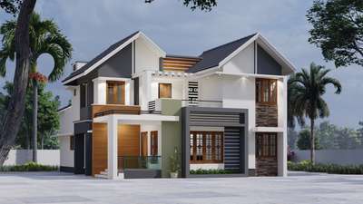 exterior design.


 #HouseDesigns  #ContemporaryHouse 
 #MixedRoofHouse  #ElevationHome  #homedesigne  #keralahomedesignz  #keralahomeexterior  #indianhome  #50LakhHouse  #KeralaStyleHouse