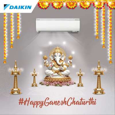 We wish you a very happy ganesh chaturthi... #HouseDesigns  #HVAC  #InteriorDesigner  #Architectural&Interior