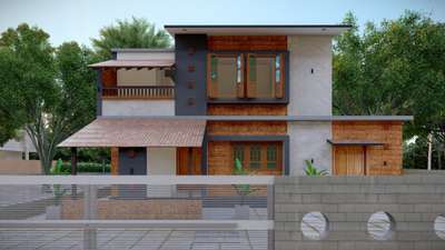 Elevation
RENOVATION 
EXTERIOR:2500₹
#KeralaStyleHouse 
#keralastyle 
#TraditionalHouse 
#traditionalmuralpaintings 
#InteriorDesigner 
#Architect 
#Architectural&Interior 
#architecturedesigns 
#5BHKHouse
#lateritestone 
#terracotta