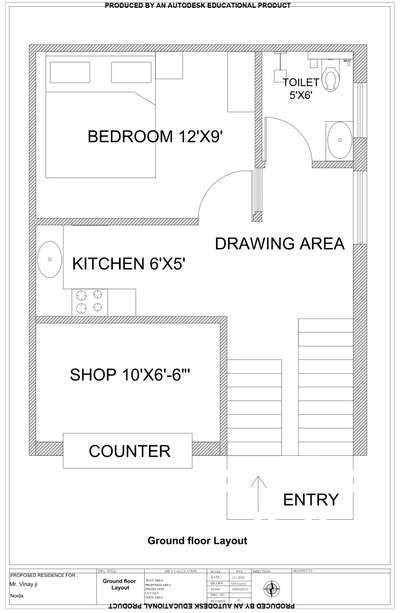 plot Size - 18x22 
location - Noida
 #FloorPlans  #HouseDesigns  #2DPlans  #Architect