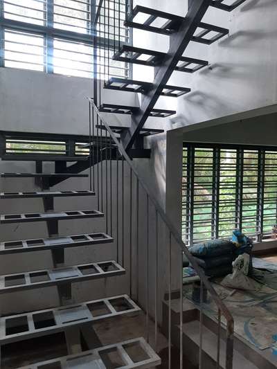 Staircase Designs by Contractor Varghese Jinu, Ernakulam | Kolo
