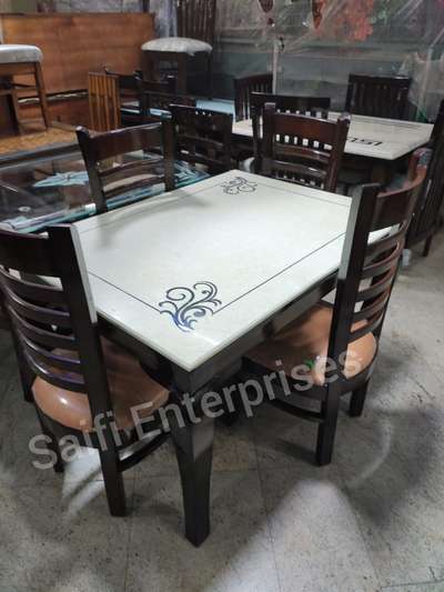 original CP Saagwan Wooden Dining table set Four chairs,