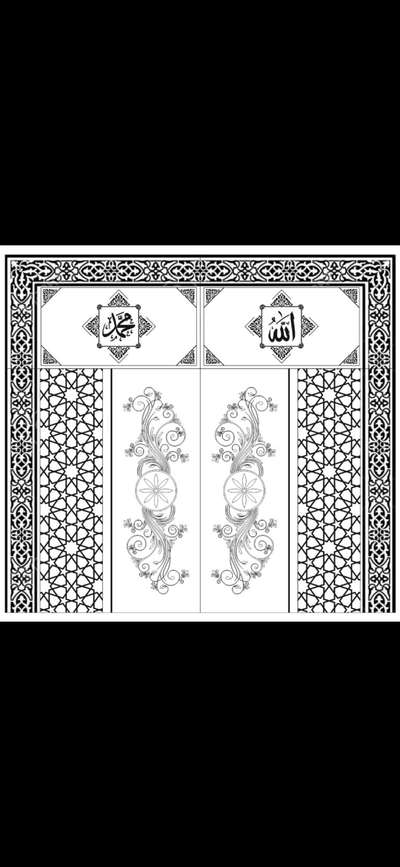 masjid art glass work dijaen