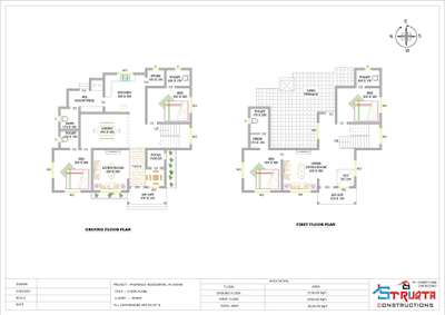 Proposed Residence Plan🏡
Area - 2600 SqFt

 #CivilEngineer  #ContemporaryHouse  #civilconstruction  #HouseConstruction  #FloorPlans  #floorplan  #HouseDesigns   #Designs  #houseplan  #Kannur  #struqtaconstructions