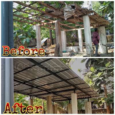 Maintenance work. call  Jaison (9995311516) #Tresswork  #tress  #Weldingwork  #welding  #FABRICATION&WELDING  #canopy  #canopydesing  #maintanance  #MAINTANANCEWORKS  #maintanence  #paragola  #ernakulamdiaries  #ernakulum  #kochi  #exteriors  #exterior_Work  #exteriordesigns  #criss