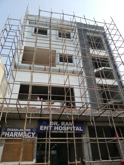 Exterior design of Ent hospital. Ongoing work #3delivation #exteriordesigns #facadedesign
