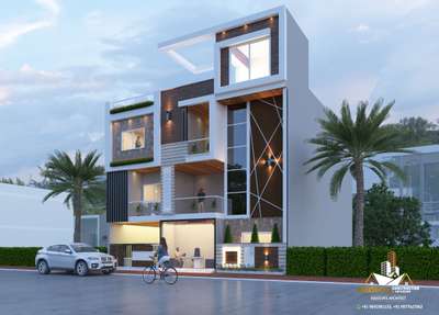 New house elevation #housedesign #house 
#hotel
#Vrayrender 
#Residencial 
#Commercial
#Dayviewrender
#modernelevation
#interiordesign
#nakkshatra
#ujjain
#vrayrender
#3dsmax
#autocad2d
#elevation 
#HouseConstruction