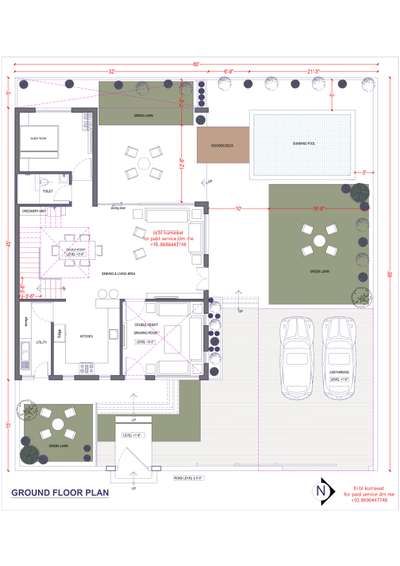 60x60 house plan design by reflex interior
#HouseDesigns #LivingroomDesigns #InteriorDesigner