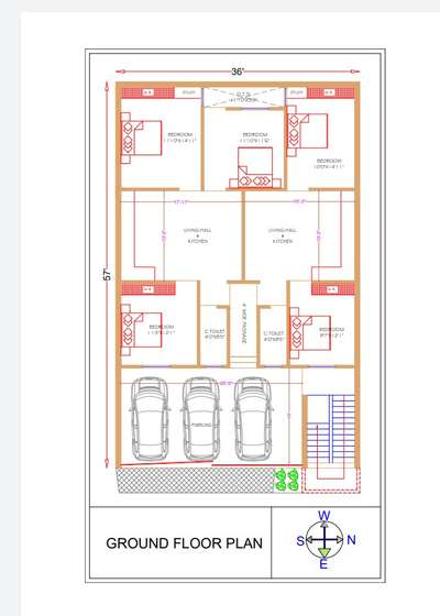 36x57 House plan 
#2bhk #3BHKHouse #HouseDesigns #FlooringTiles #FloorPlans #planningcommunity #civilcontractors #CivilEngineer #homeinspo #SmallBalcony #SmallHomePlans #homereno #homeplan