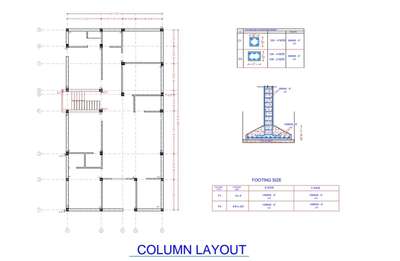 column layout and footing details
#crowncazzio_building_design_and_construction #houseplanning #Structural_Drawing