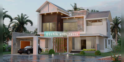 residence at kavanoor 
area 3500 sqft #KeralaStyleHouse #keralaarchitectures #keralahomedesignz #keralaveed #veed #veerarchitects #architecturedesigns