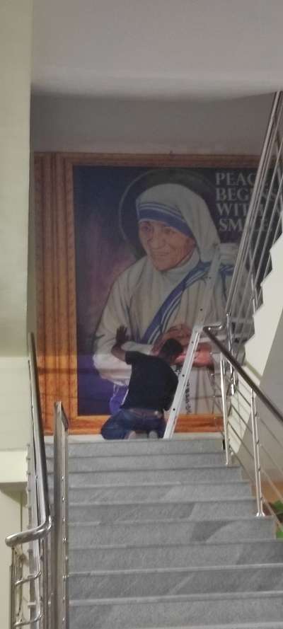 Mother Teresa's Customized Wallpaper @ MGPS School, Chennai