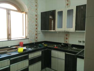 *modular kitchen *
with material