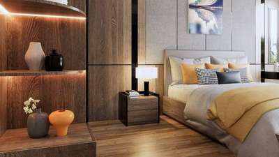 Bedroom interior design ❤️❤️
 #InteriorDesigner  #Architect #Architectural&Interior #LUXURY_INTERIOR #bedroomdesign