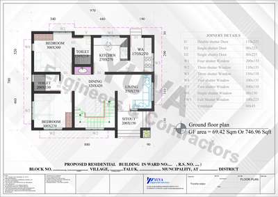 #FloorPlans #HouseDesigns #ContemporaryHouse #SmallHouse #Kozhikode