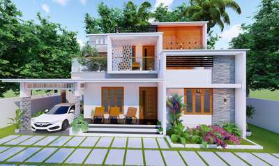 3d visualizing #elevation
contemporary home design