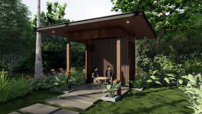 gazebo design 3d #3dmodeling  #gazebo   #exteriordesigns