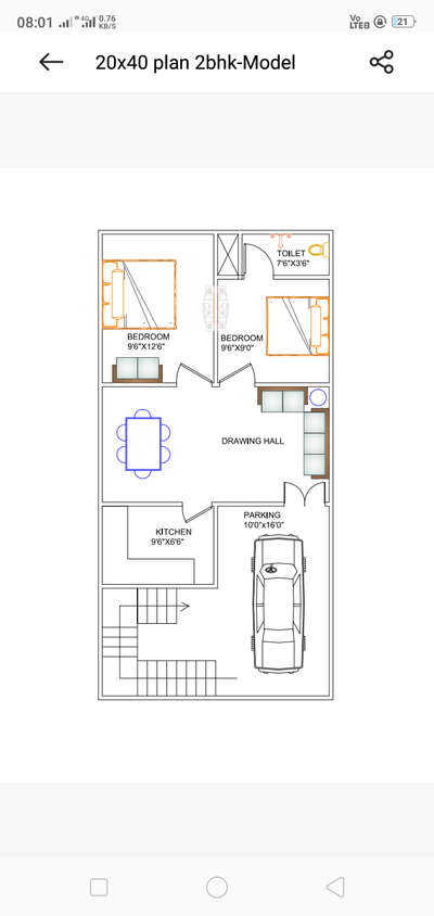 20×40 house plan #HouseDesigns #vastuexpert #FloorPlans #