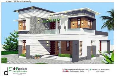 exterior home
contemporary style 
site :koduvally